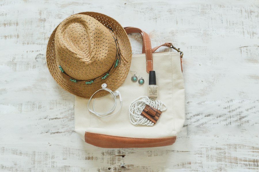 Brown felt fedora